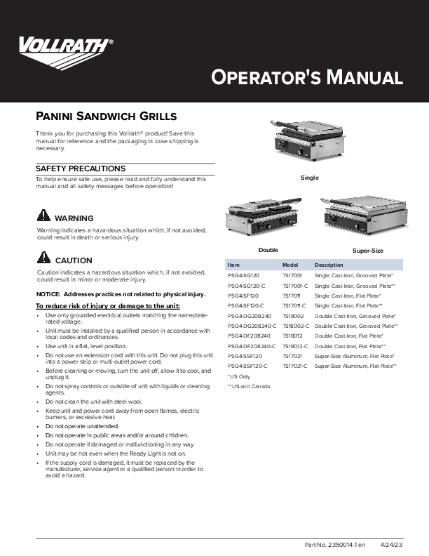 Operating Manual