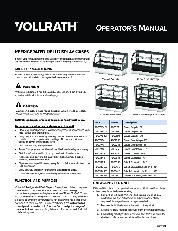 Operator's Manual