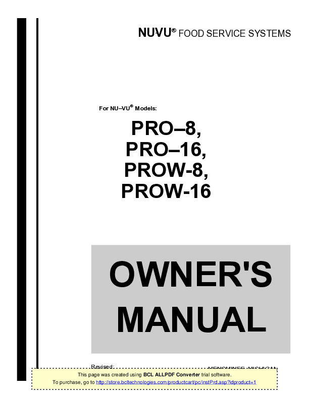 Owner's Manual