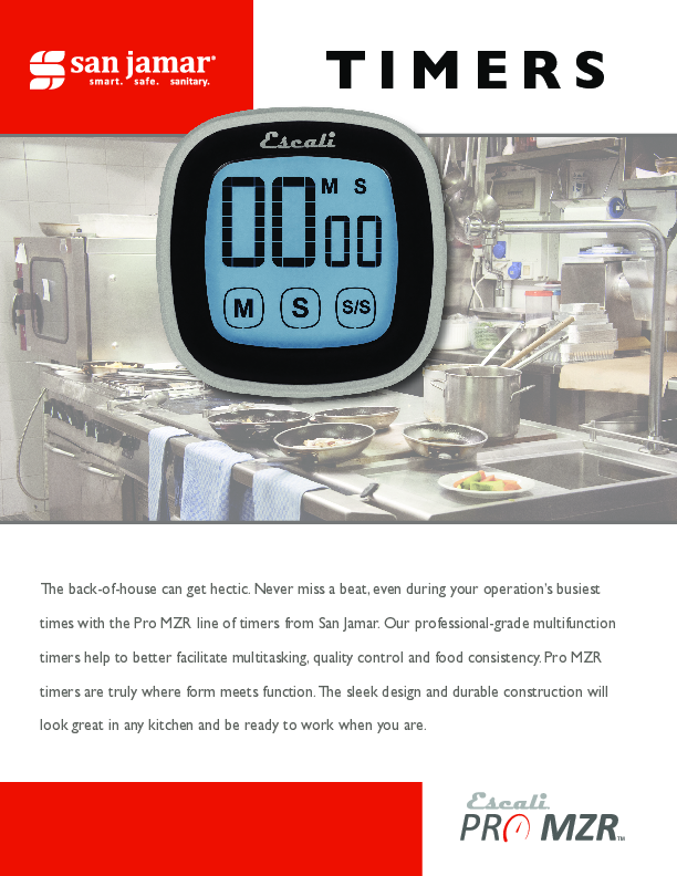 Pro MZR Timers Brochure