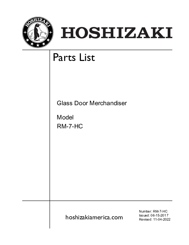 Parts Manual