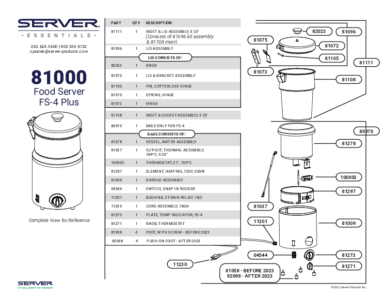 Parts List