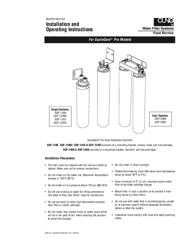 Installation & Operation Manual