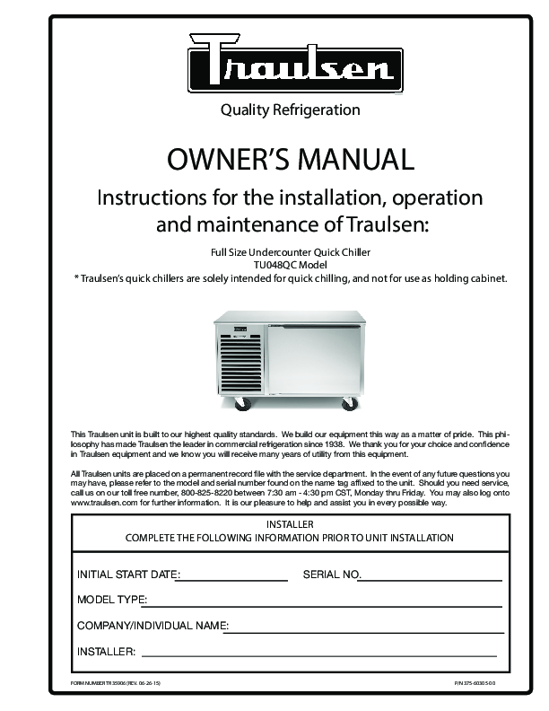 Owner's Manual