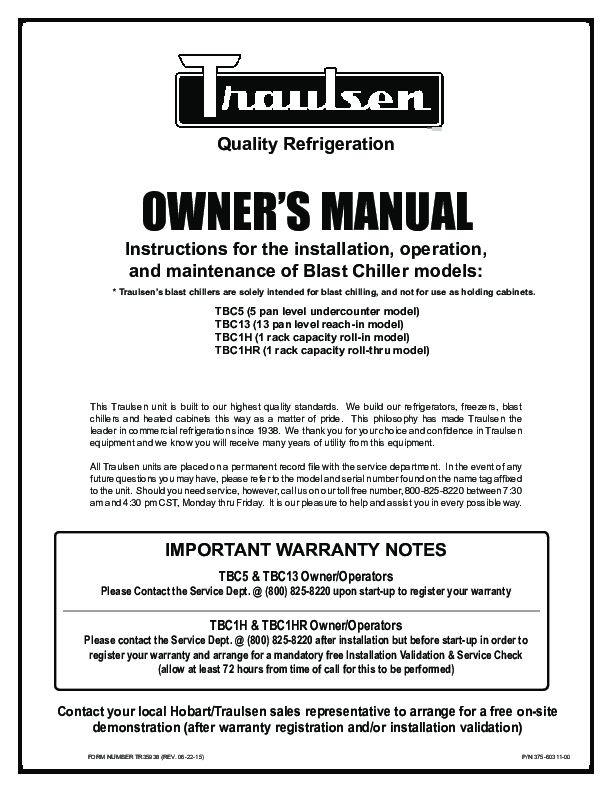 Owner's Manual