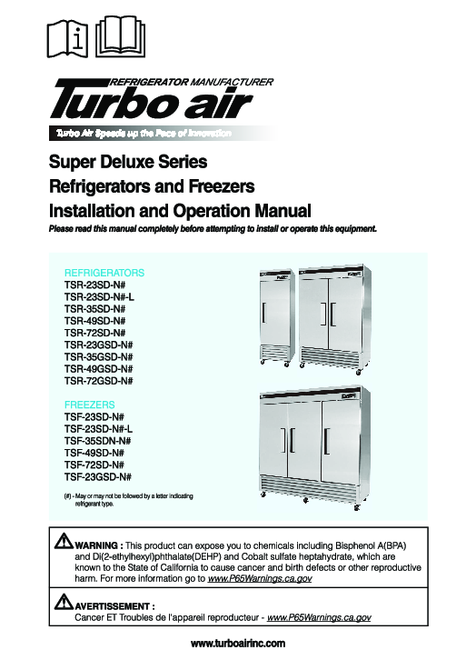 Installation And Operation Manual