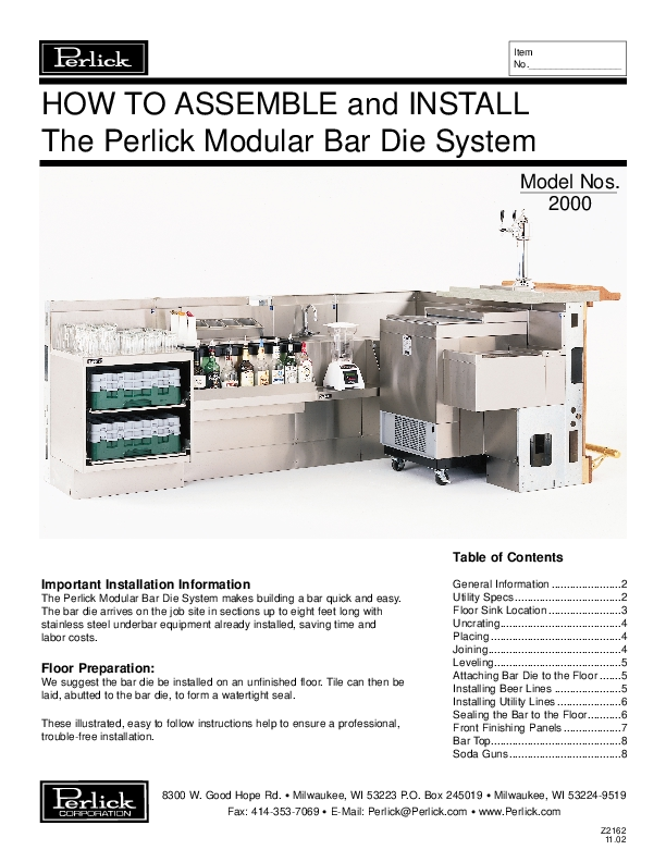 Modular Bar Die System Instructions