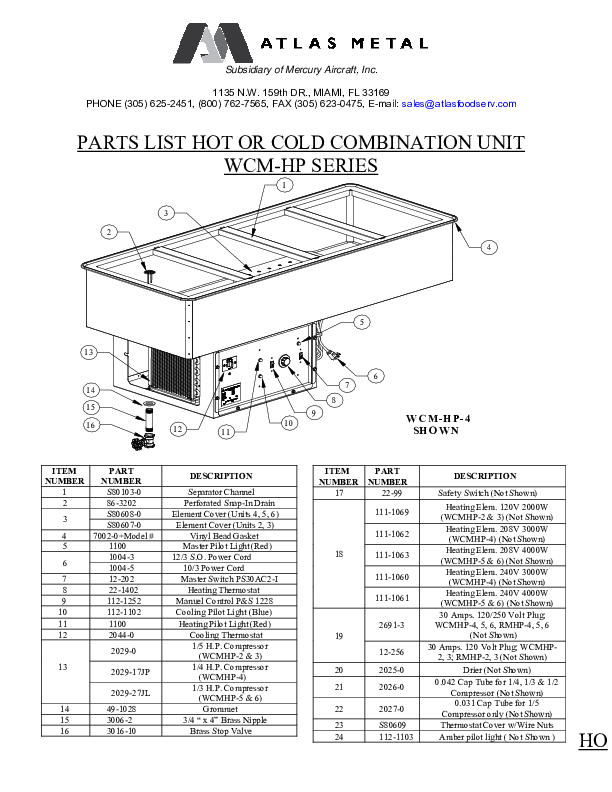 Parts List