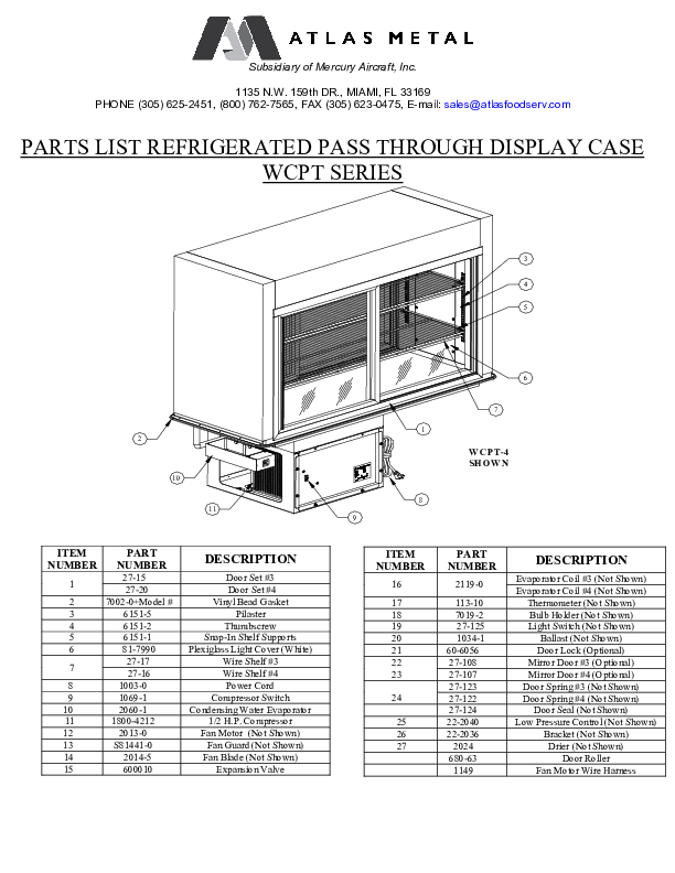 Parts List