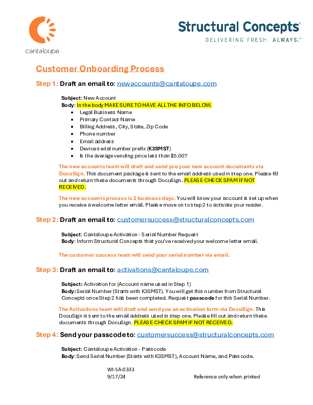 Customer Onboarding Process