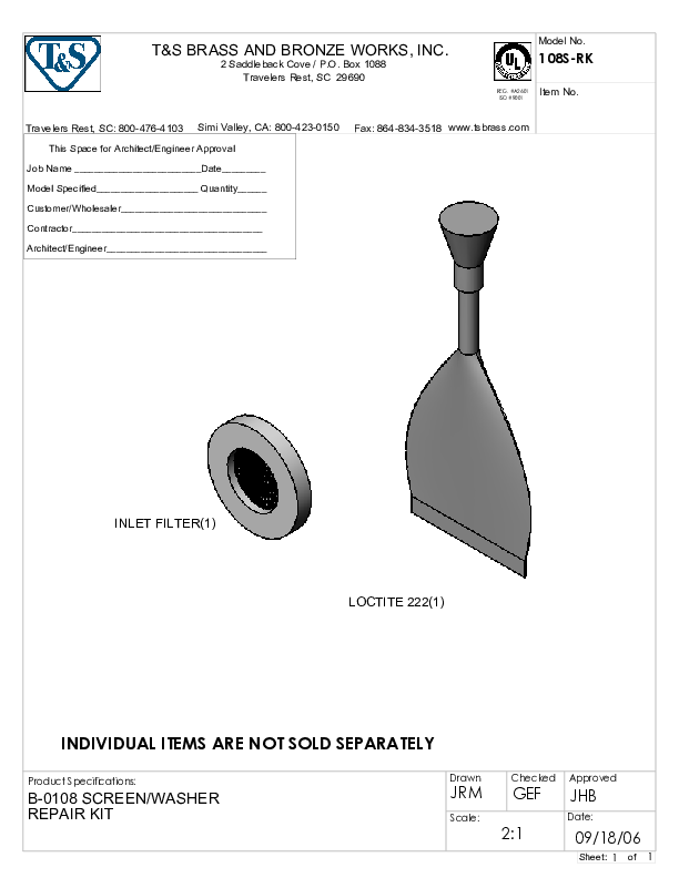 Cutsheet