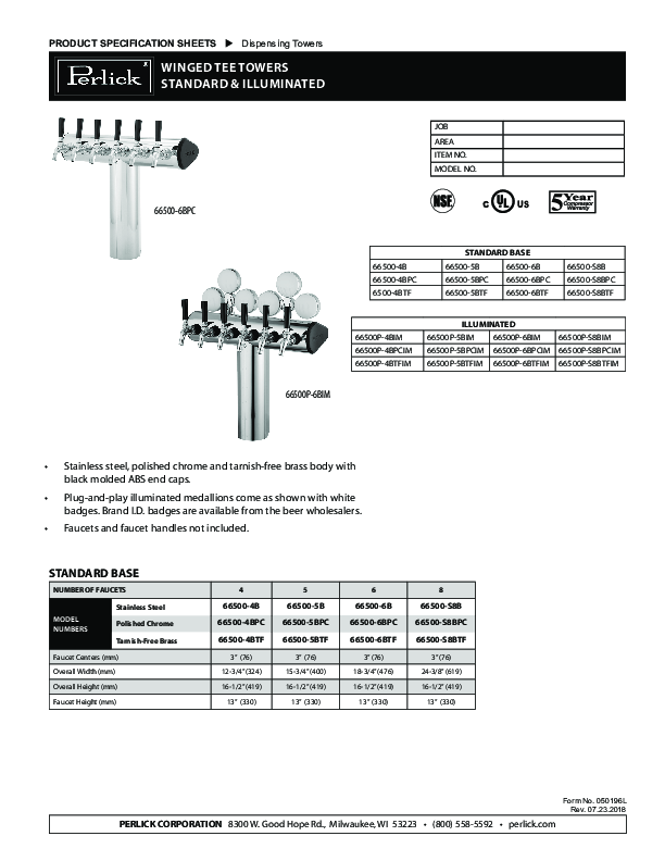 Cutsheet