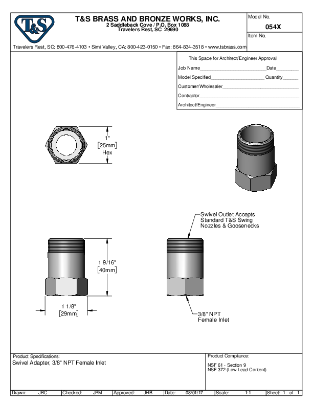 Cutsheet