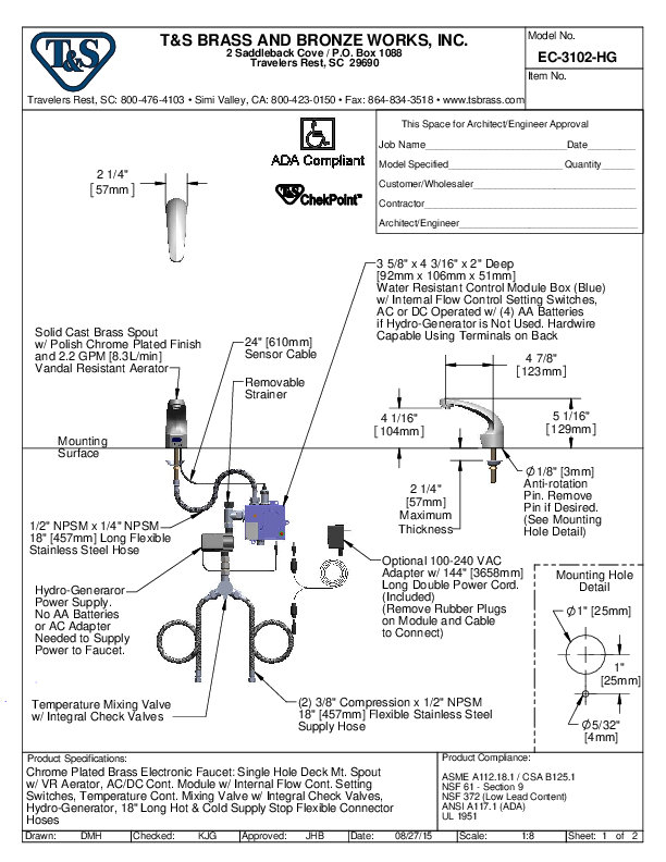 Cutsheet