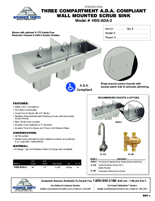 Cutsheet