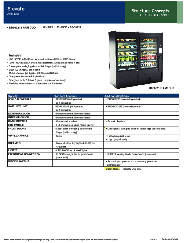 Cutsheet