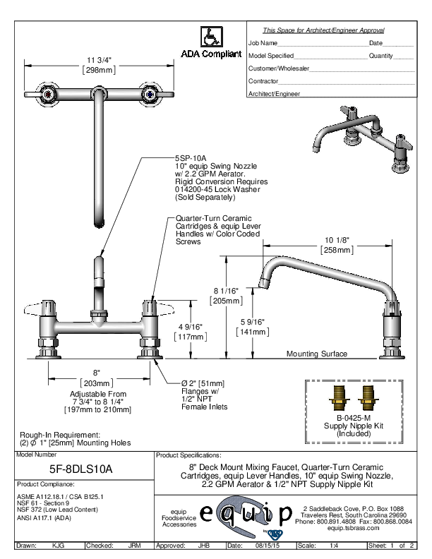 Cutsheet