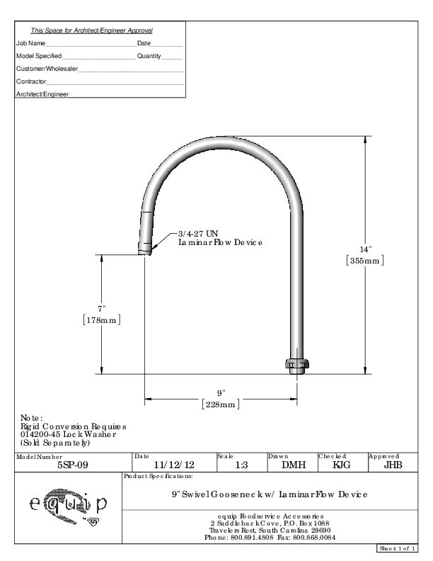 Cutsheet