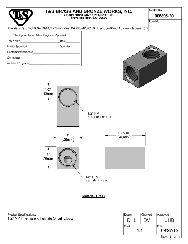 Cutsheet