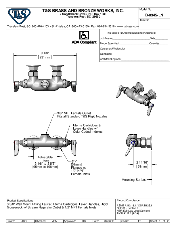 Cutsheet