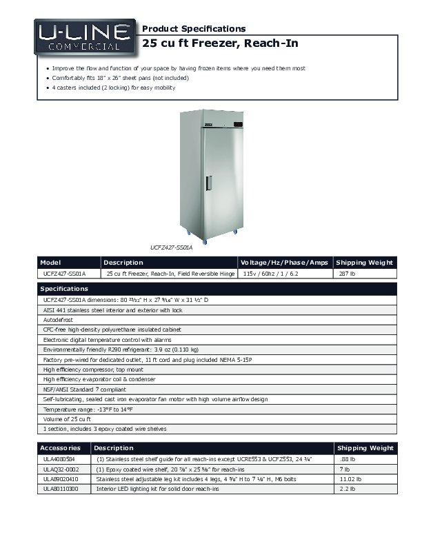 Cutsheet