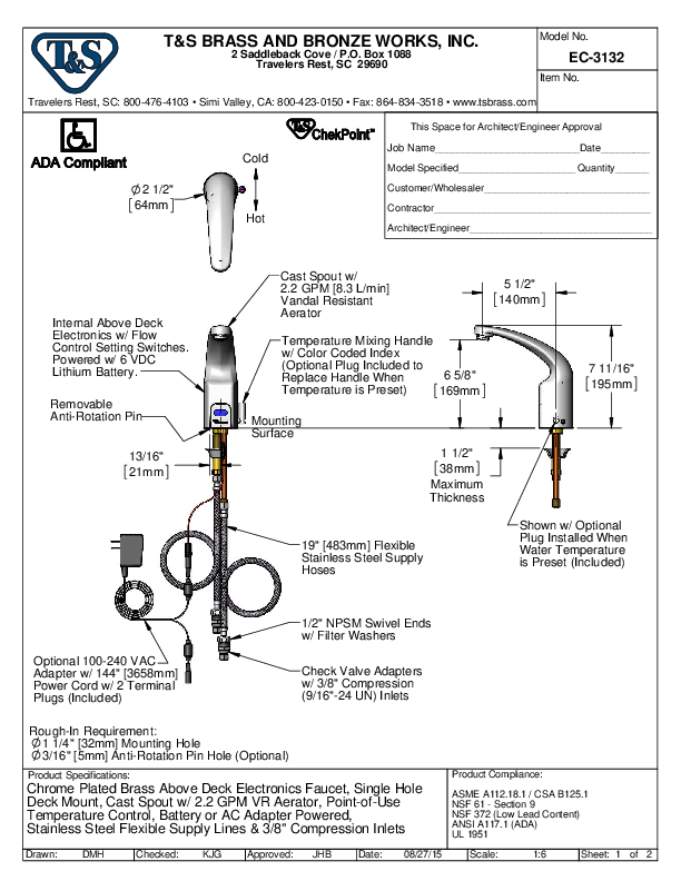 Cutsheet