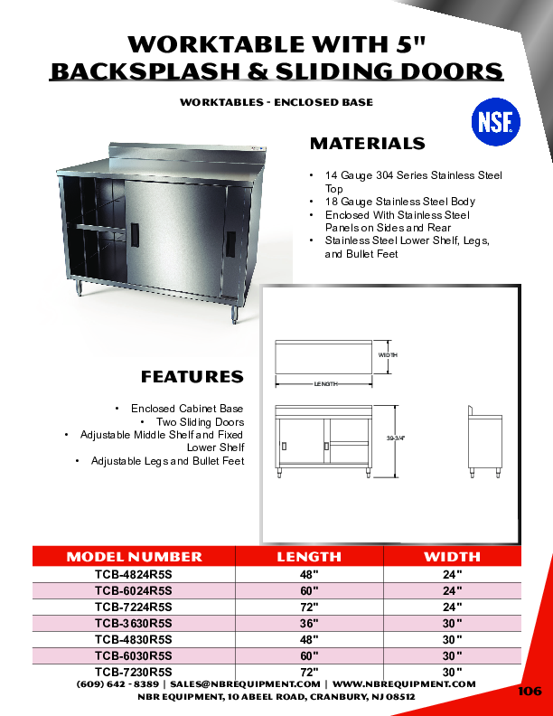 Cutsheet