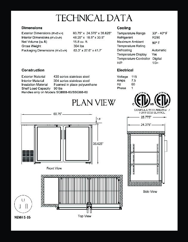 Cutsheet