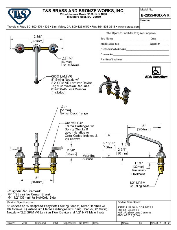 Cutsheet