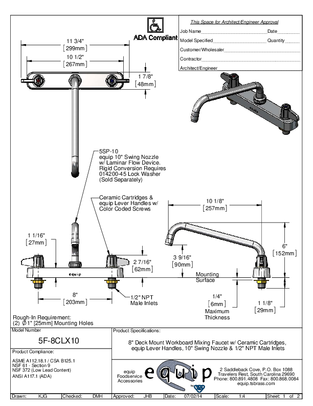 Cutsheet