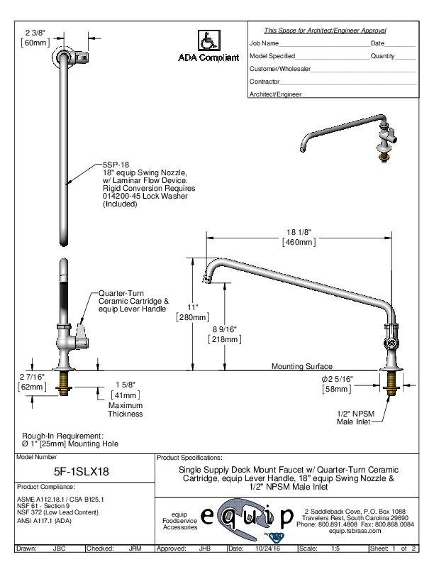 Cutsheet