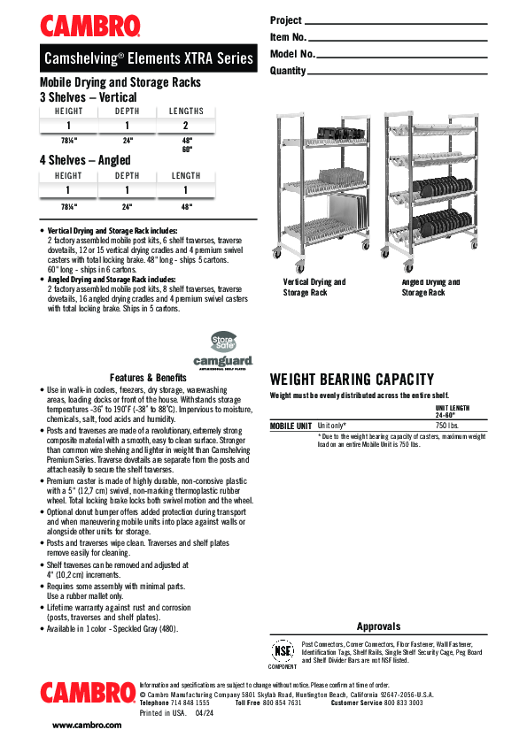 Cutsheet