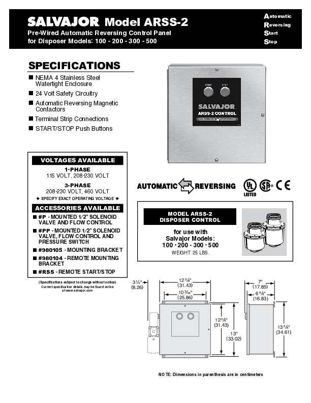 Cutsheet