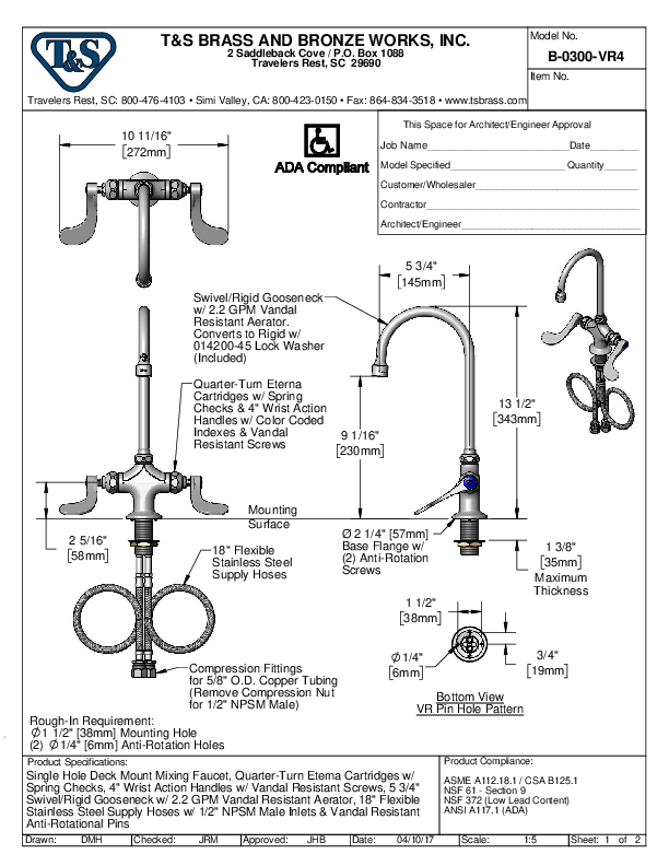 Cutsheet