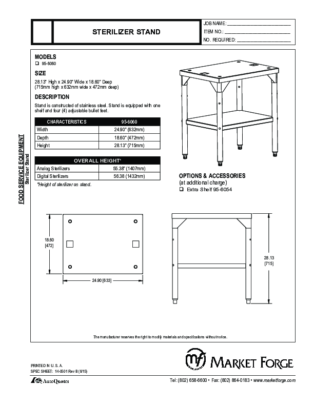 Cutsheet