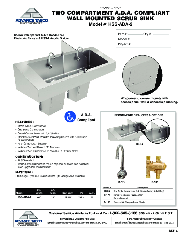 Cutsheet