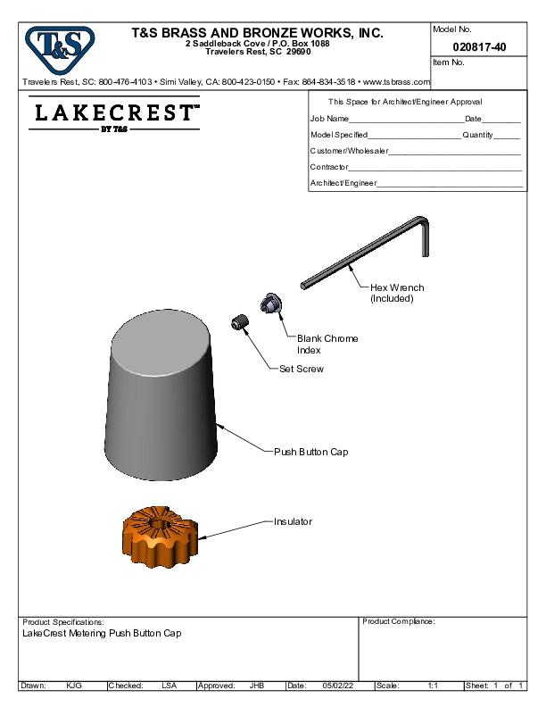 Cutsheet