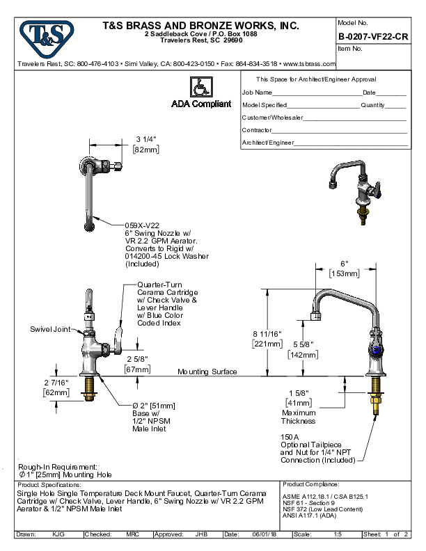 Cutsheet