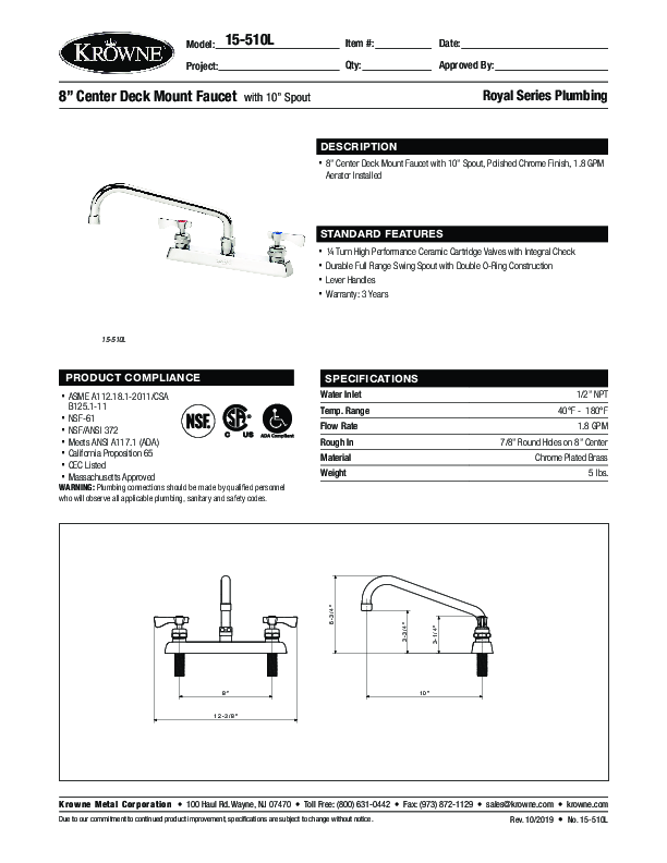 Cutsheet