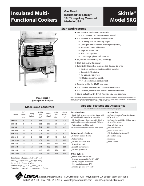 Cutsheet