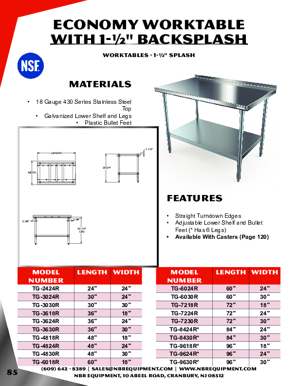 Cutsheet