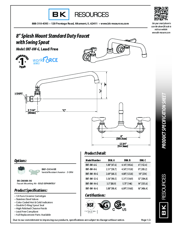 Cutsheet