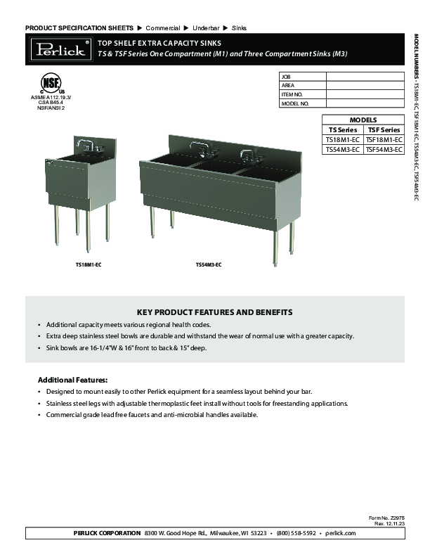 Cutsheet