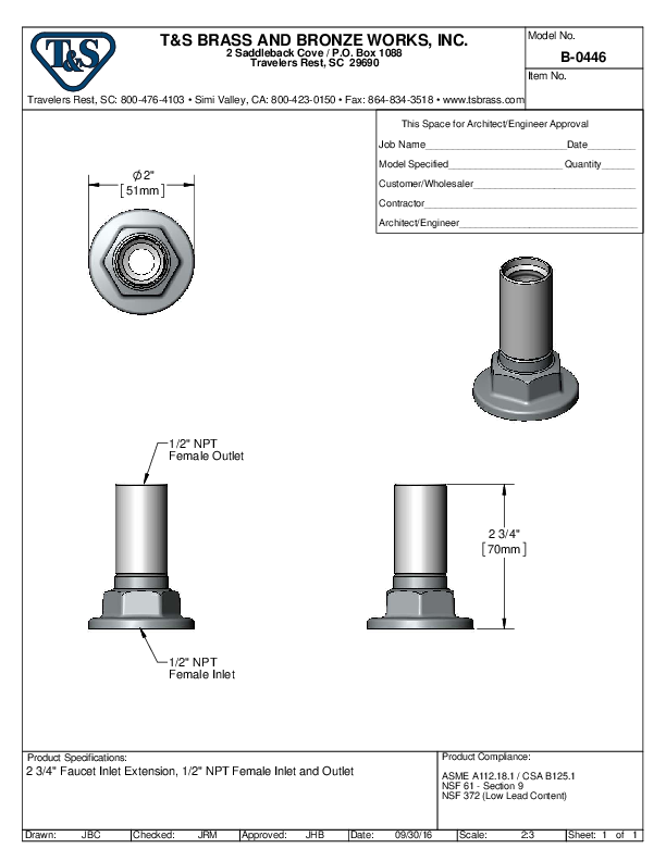 Cutsheet