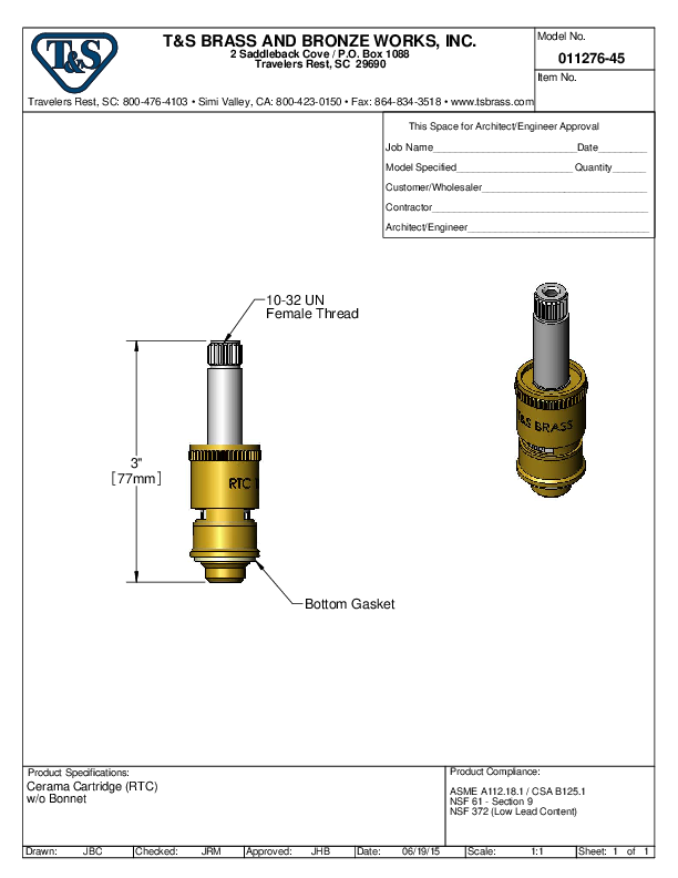 Cutsheet