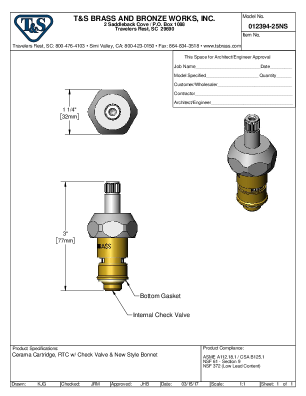 Cutsheet