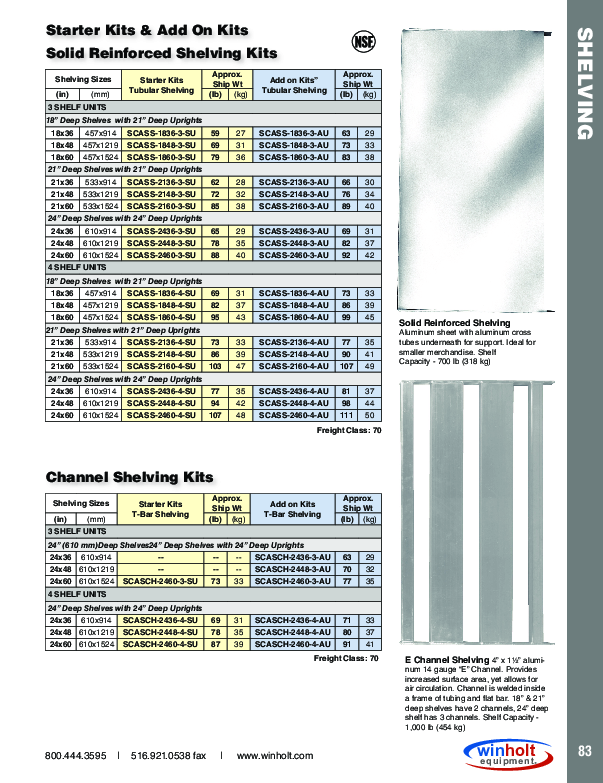 Cutsheet