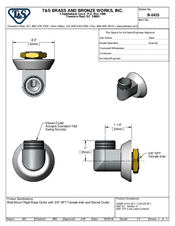 Cutsheet