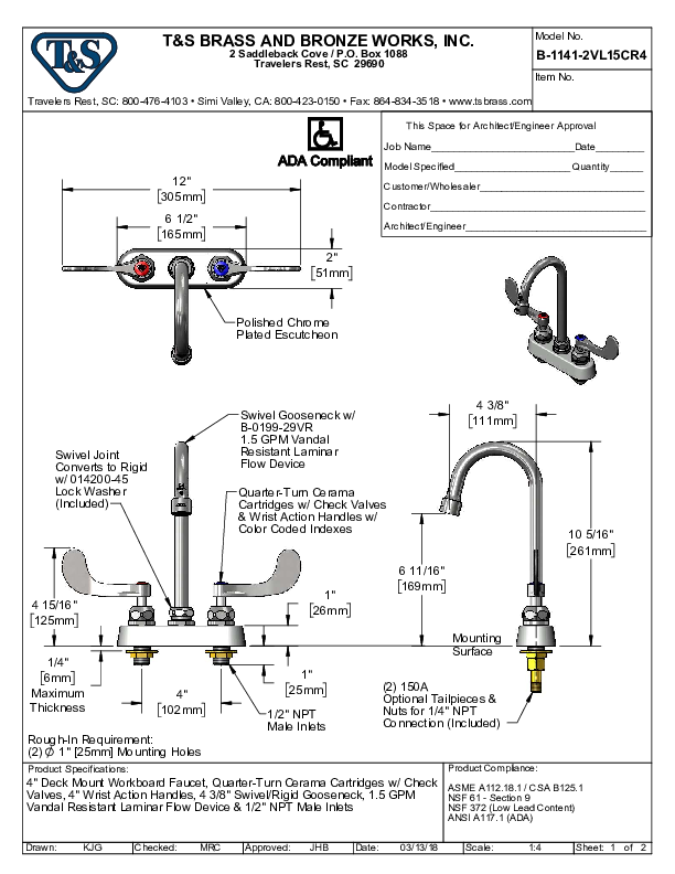 Cutsheet