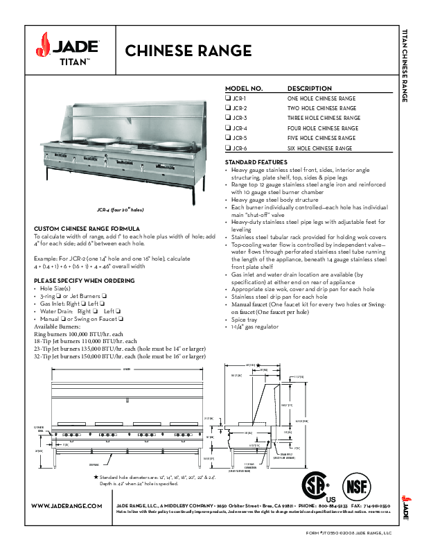 Cutsheet